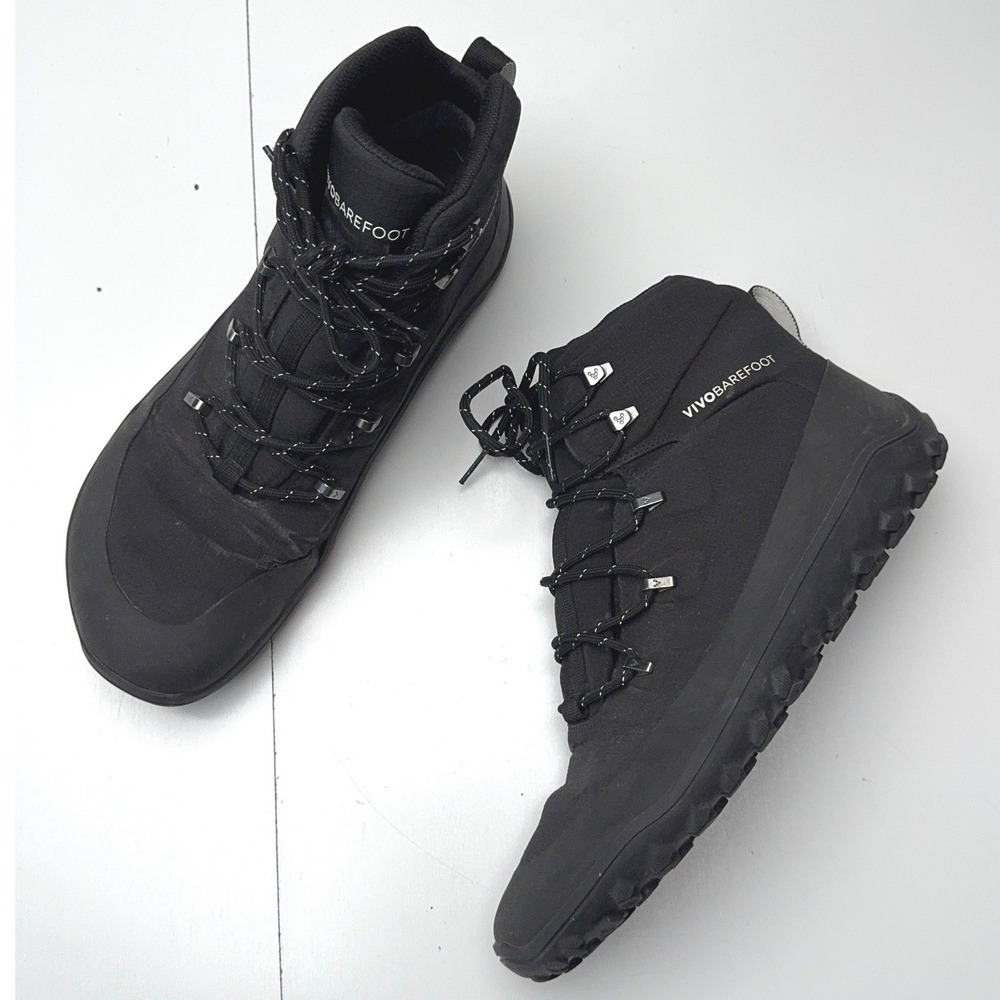 Vivobarefoot Magna Forest ESC Mens Black Waterproof Hiking Boots 44 309536-01